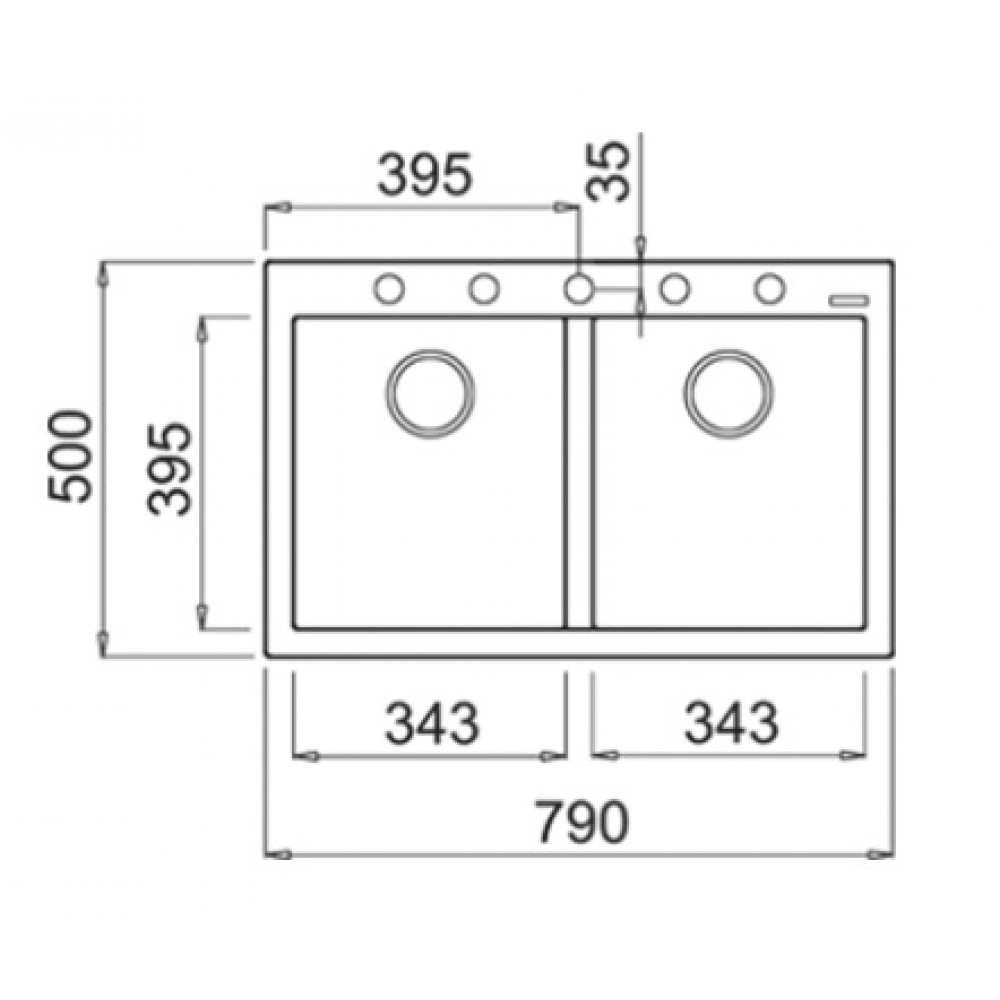 Chậu rửa bát Teka Forsquare 2B 790 Beige0