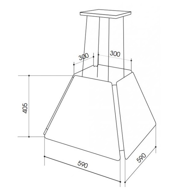 Máy hút mùi treo độc lập Faster TS04060