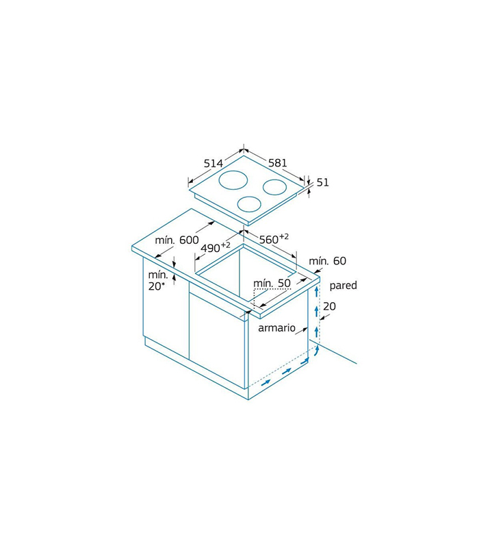 Bếp từ BOSCH BALAY 3EB864ER0