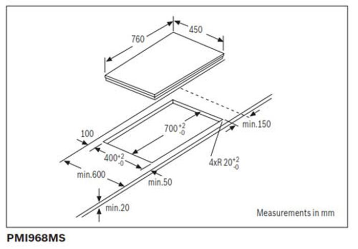 Bếp từ Bosch PMI968MS (ngừng sản xuất)1