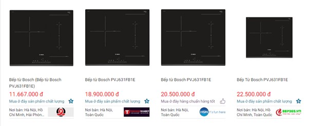 Bếp từ Bosch PVJ631FB1E