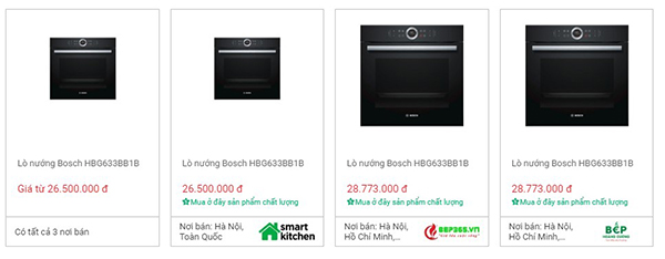 Lò nướng Bosch HBG633BB1B