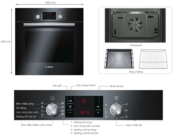 Hướng dẫn sửa chữa lò nướng Bosch tại nhà hiệu quả