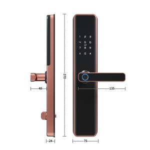 Khóa cửa Wifi Kassler KL-669Copper