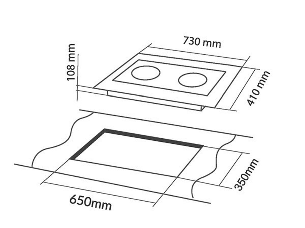 Bếp gas âm Eurosun EU-GA2870