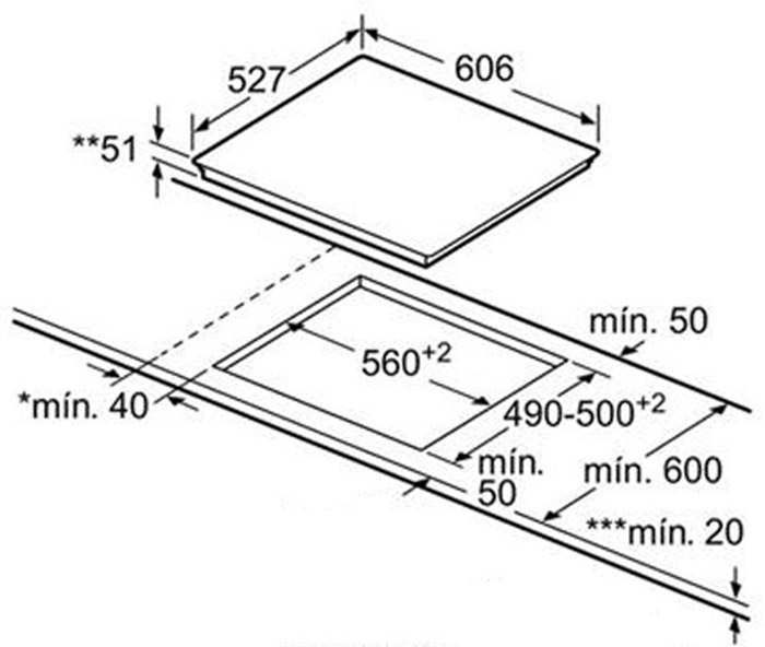 Bếp từ Bosch PIK601N24E3