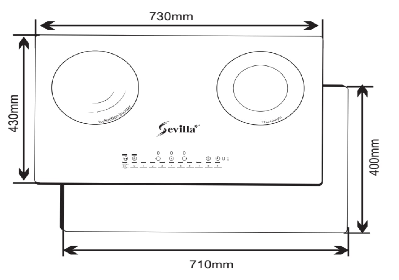 Bếp từ SEVILLA SV-93II0