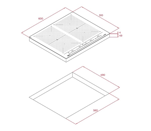 Bếp từ Teka IZF 64600 MSP BK1