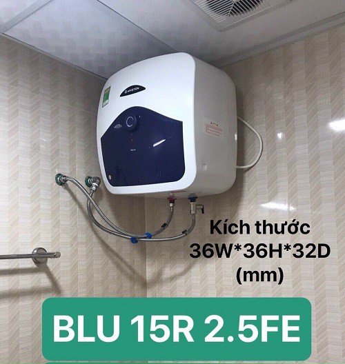 Bình nóng lạnh  Ariston BLU 15R 2.5 FE0