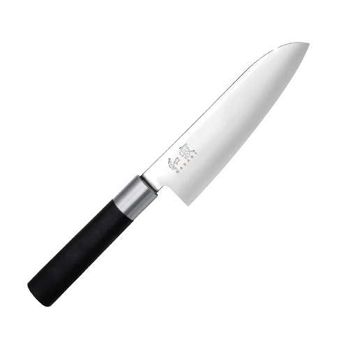 Dao Santoku KAI Wasabi Black 16.5cm