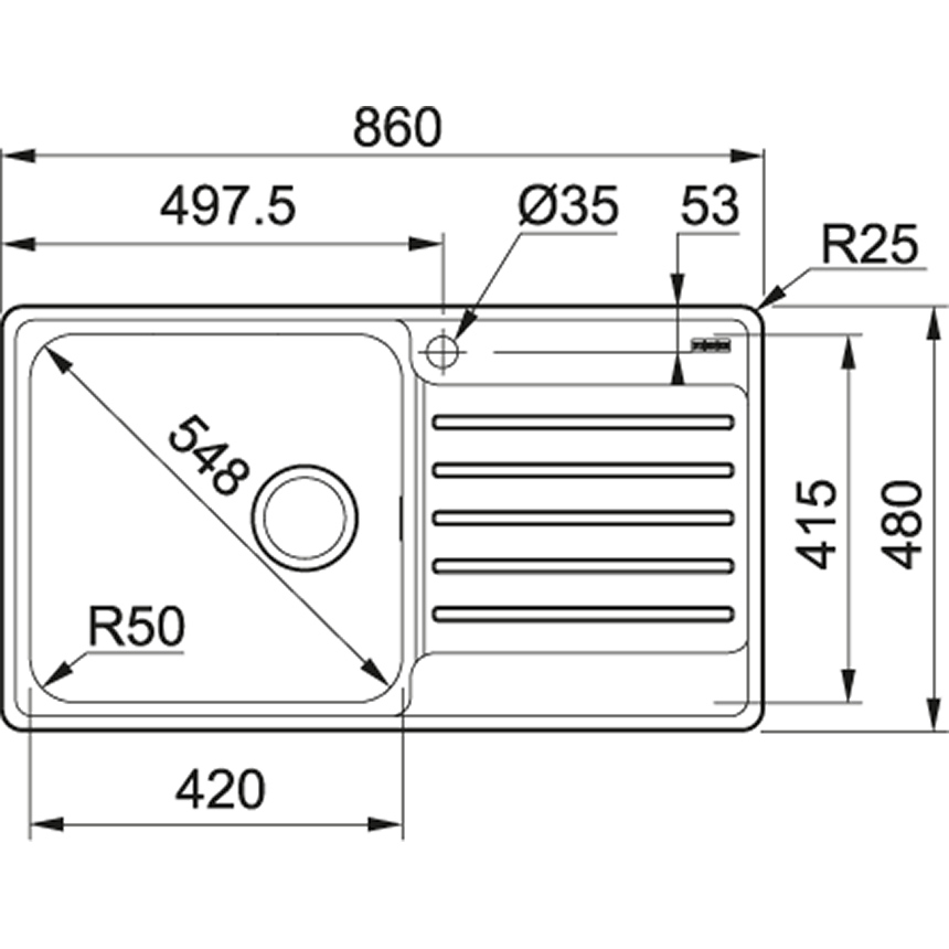 Chậu rửa Franke BCX 611-86 (101.0438.085)0