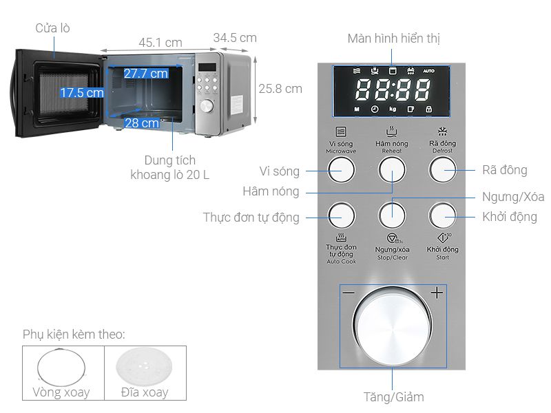 Lò vi sóng Electrolux EMM20D38GB1