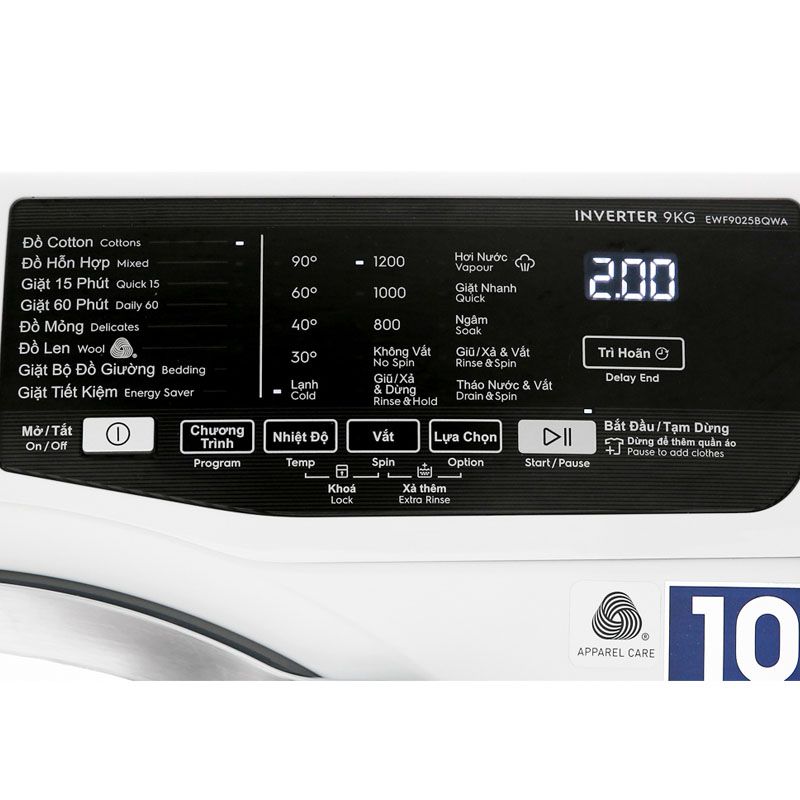 Máy giặt Electrolux EWF9025BQWA1