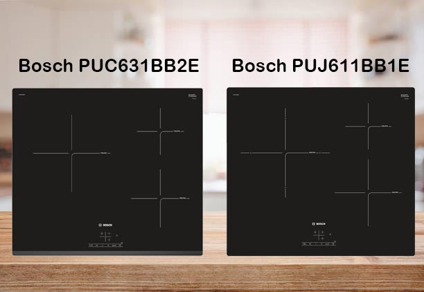 So sánh bếp từ Bosch PUJ611BB1E và Bosch PUC631BB2E