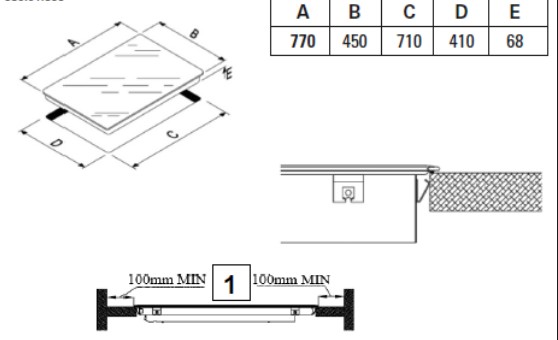 Khoan lỗ bếp điện từ Hafele HC-M773A 536.01.705