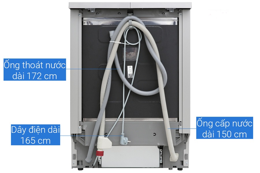 tắc ống thoát nước của máy rửa bát