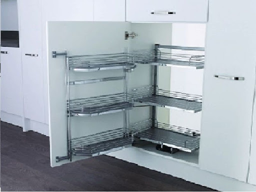 Bộ kệ đựng thực phẩm 3 tầng 600/800mm TANDEM PANTRY Hafele 545.94.650