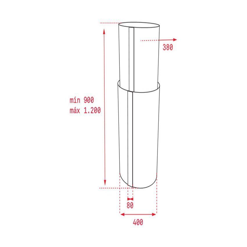 Máy hút khử mùi ốc đảo Teka CC 485 S/STEEL0