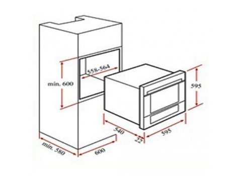 Thông số chi tiết của lò nướng Teka HL 45.15