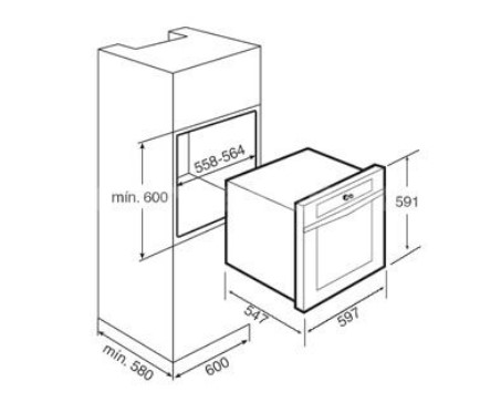 Thông số chi tiết của lò nướng Teka HA 870