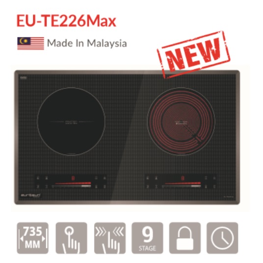 Bếp điện từ 2 vùng nấu Eurosun EU-TE226Max