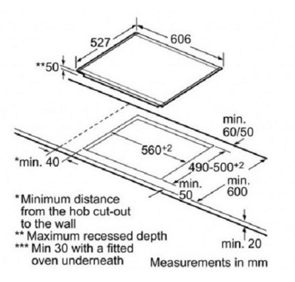 Thông số chi tiết của bếp từ Bosch PIN675N17E 