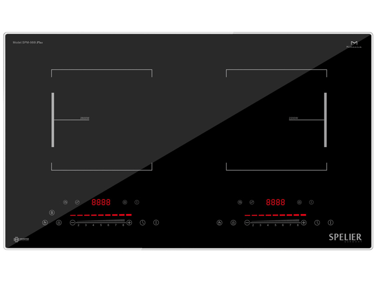 Bếp Từ Đôi Spelier SPM – 988I PLUS