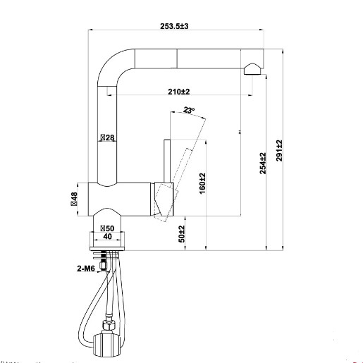 Vòi rửa bát Hafele HT21-GH1P254 577.55.390 màu đen2