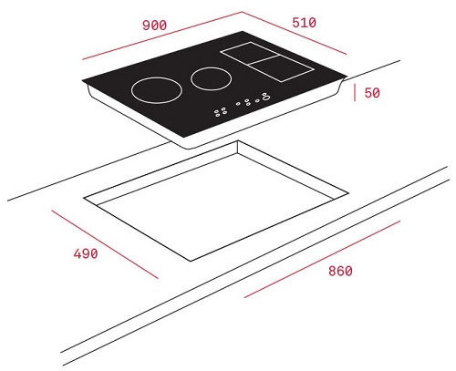 Bếp từ TEKA IRF 9480 TFT0