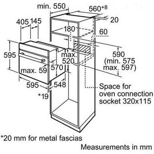 Lò nướng BOSCH HBN531E4B0