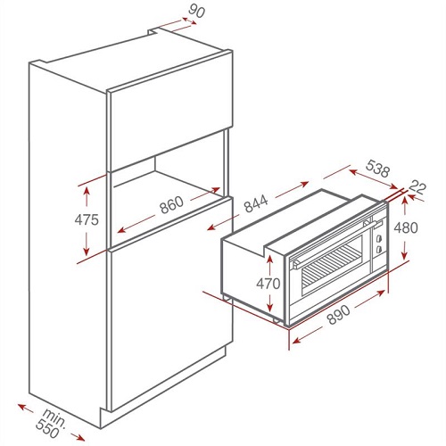 Lò nướng TEKA HL 9400