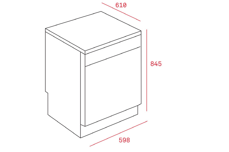 Máy rửa chén bát TEKA LP8 8201