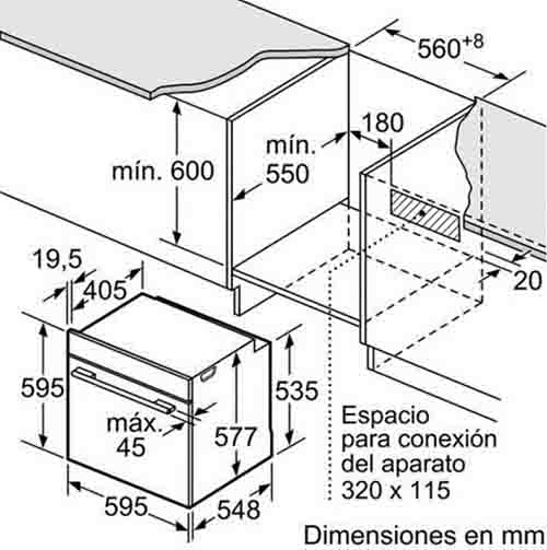 Lò nướng Bosch HBG635BB10