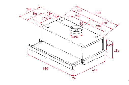 Máy hút mùi TEKA TL 64200