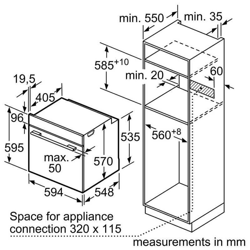 Lò nướng Bosch HBA5570S0B0