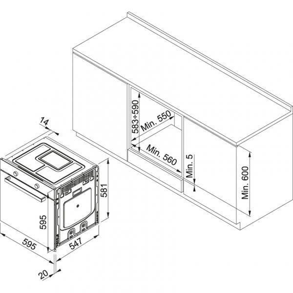 Lò nướng âm tủ Franke CR 982 M XS DCT TFT (116.0374.302)0