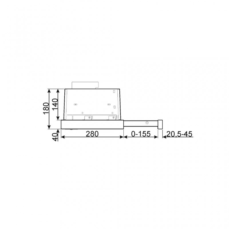 Máy hút mùi âm Hafele Smeg KSET92E 536.84.8720