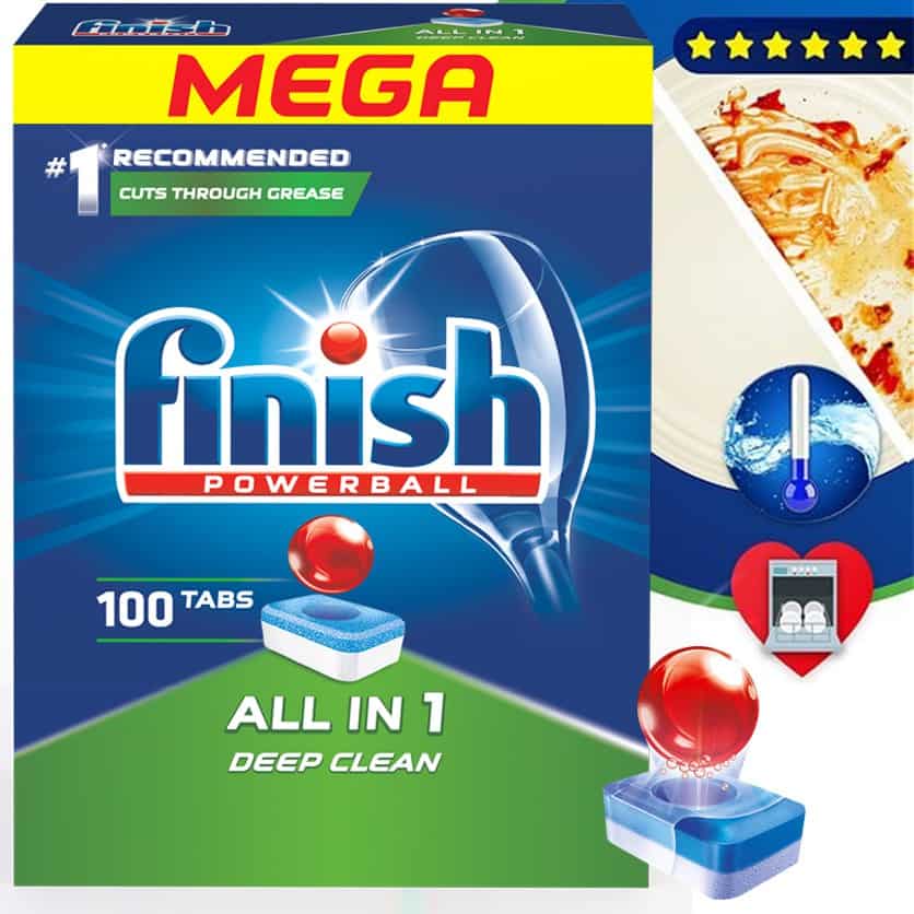 Viên rửa bát Finish All In One 100 viên