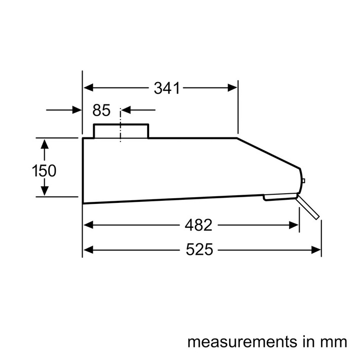 Máy hút mùi Bosch DHU935HB0