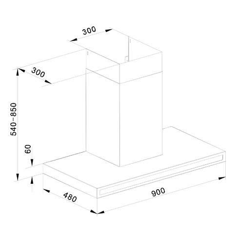 Máy hút khử mùi Franke FD 639S 905 BK/GXS (110.0369.140)0