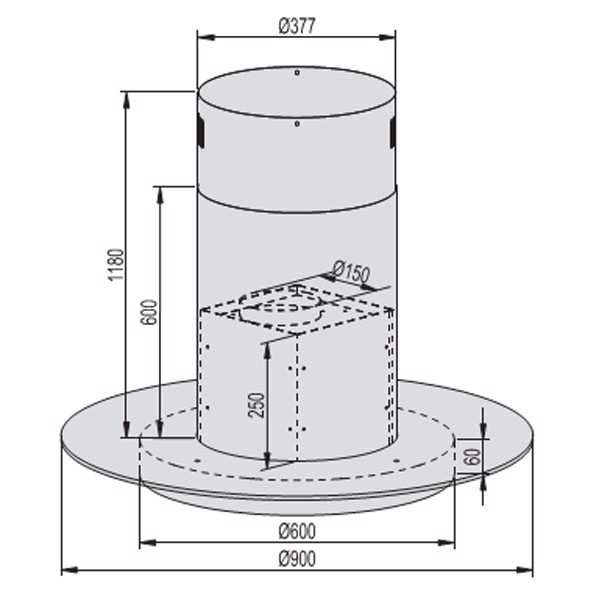 Máy hút mùi Lorca TA-6009-900