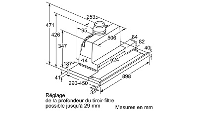 Máy Hút Mùi Bosch DFS097K511