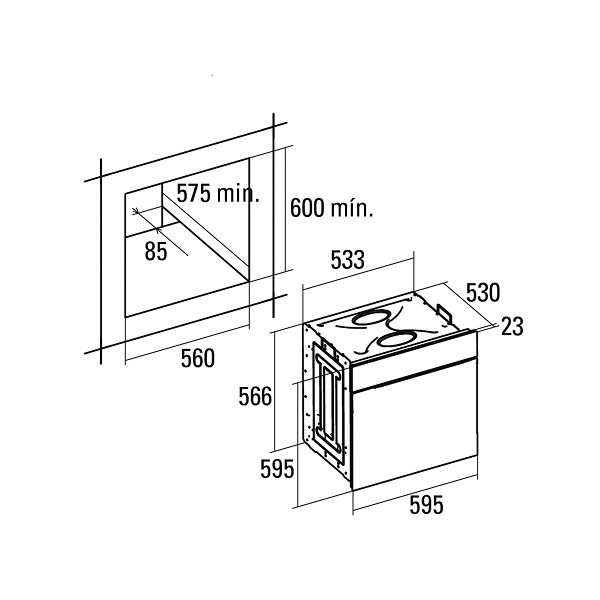 Lò nướng Cata ME 7207 BK0