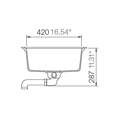 Chậu đá Häfele Antonius HS-GSD10050 570.32.3301