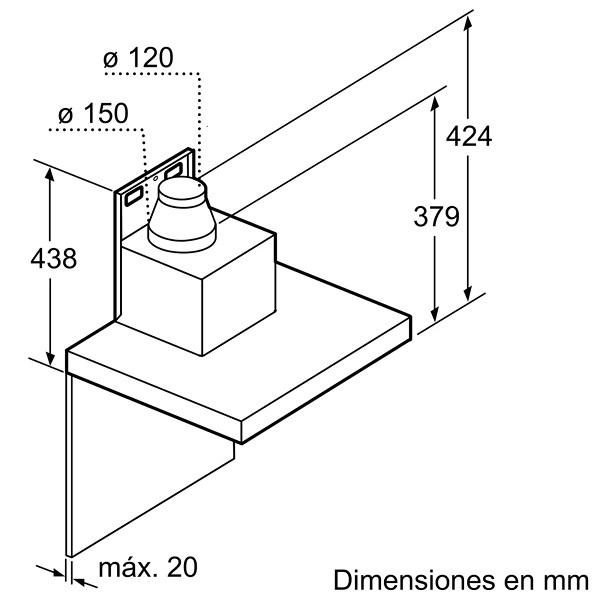 Máy hút mùi BOSCH DWB97CM50 Serie 62