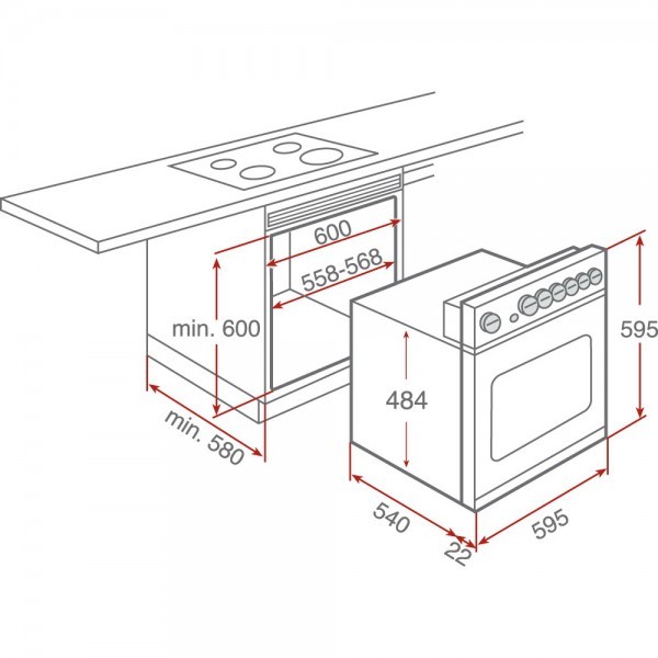 Lò nướng Teka HE 6150