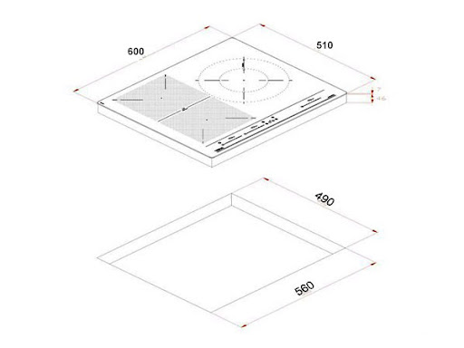 Bếp từ Teka IBC 63010 BK MSS0