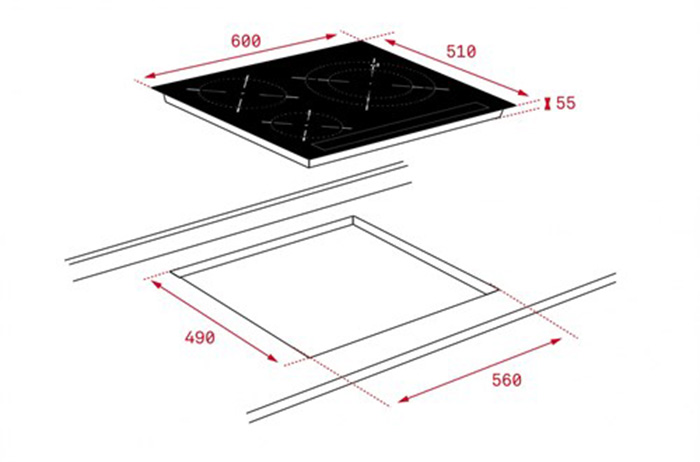 Bếp từ TEKA IZC 63320 BK MSS0