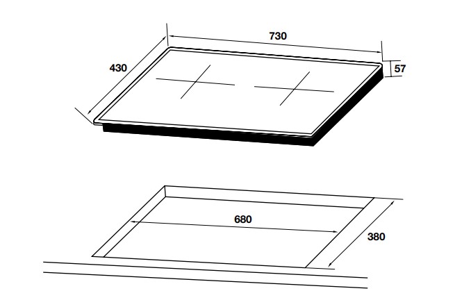 Bếp từ 2 vùng nấu Hafele HC-I3732A 536.61.7360