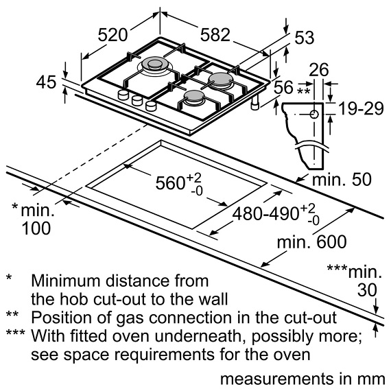 Bếp ga Bosch PCC6A5B901